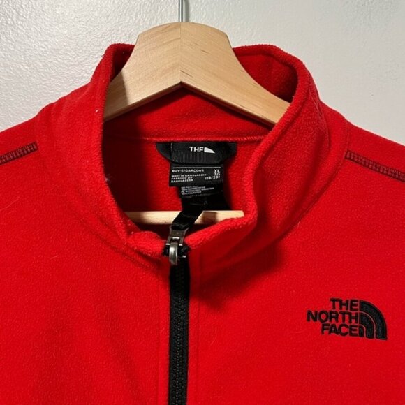 The North Face Boys’ XL Full-Zip Fleece Jacket - Red - Picture 7 of 12